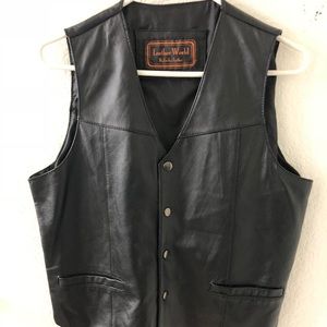 Leather World Men’s leather vest
